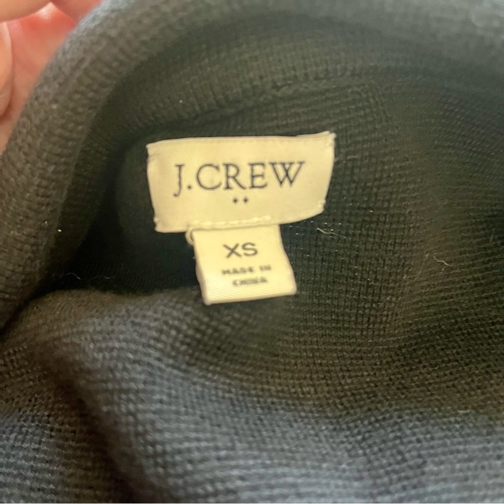 J Crew Black Cotton Stretchy Blazer With Pockets Size XS - Picture 2 of 9